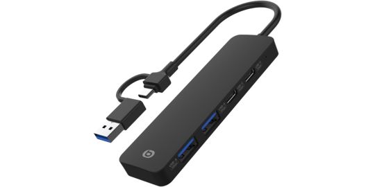 Hub USB C ESSENTIELB USB-C 4 en 1 Noir  - Vr