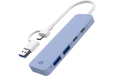 Hub USB C ESSENTIELB USB-C 4 en 1 Violet - Vr