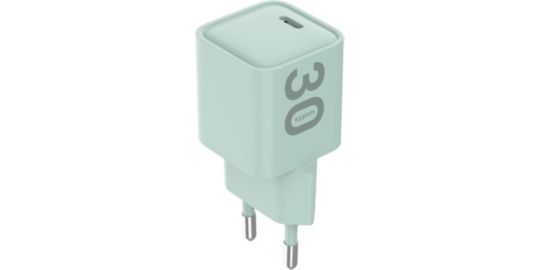 Chargeur ESSENTIELB USB-C 30W vert métallisé