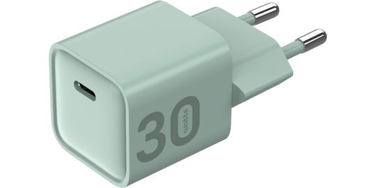 Chargeur ESSENTIELB USB-C 30W vert métallisé
