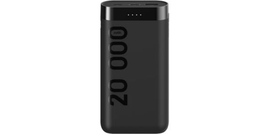 Batterie externe ESSENTIELB 20 000 mAh noir