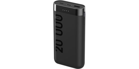 Batterie externe ESSENTIELB 20 000 mAh noir