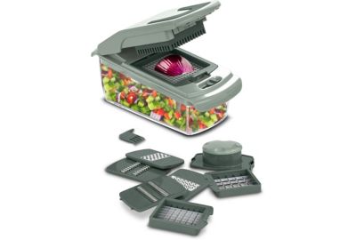 Mandoline ESSENTIELB multifonction avec recipient vert sauge