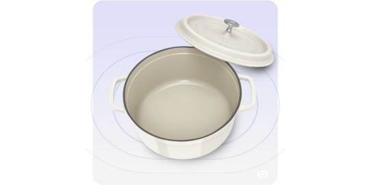 Cocotte ESSENTIELB 24cm beige