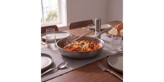 Batterie de cuisine ESSENTIELB 2 poeles inox 24 et 28cm