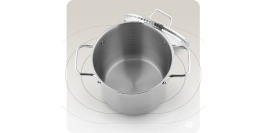 Faitout ESSENTIELB 20 inox avec couvercle