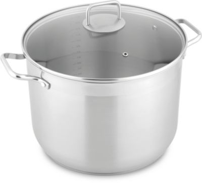 Faitout ESSENTIELB 30 inox avec couvercle