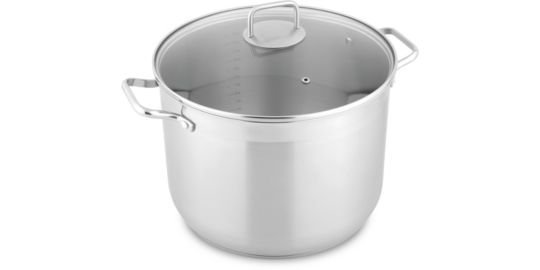Faitout ESSENTIELB 30 inox avec couvercle