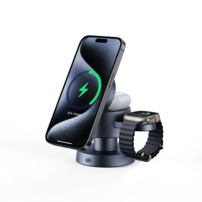 Station de charge ESSENTIELB sans fil 4 en 1 + Light