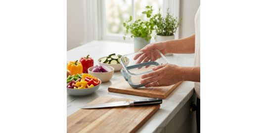 Récipient ESSENTIELB rectangulaire en verre pour Airfryer