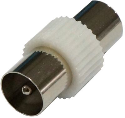 Adaptateur antenne TV LISTO Coax M 9mm/Coax F 9.5mm