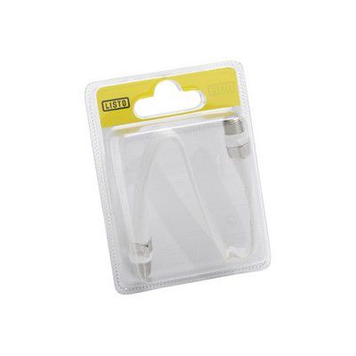 Câble antenne TV LISTO 0M20-Plat F/F pour Fenêtre