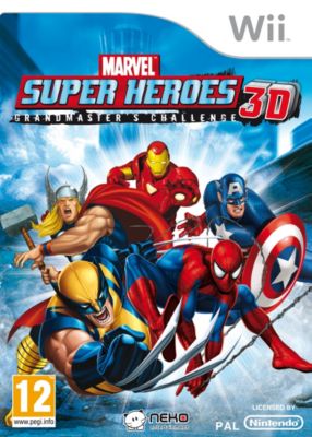 Jeu Wii BIGBEN Marvel Super Heroes 3D : Grandmaster's Jeu Wii BIGBEN Marvel Super Heroes 3D : Grandmaster's