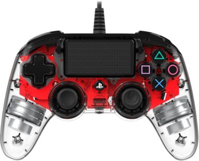 Manette NACON Manette Compacte Rouge Translucide Manette NACON Manette Compacte Rouge Translucide