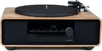 Platine vinyle THOMSON Chaîne HiFi avec platine vinyle intégrée