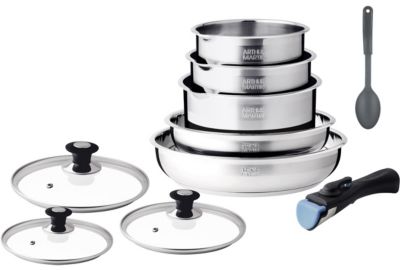 Batterie de cuisine ARTHUR MARTIN 10 pcs AM4485