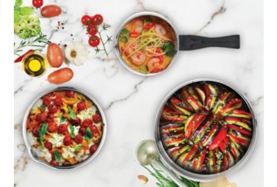 Batterie de cuisine ARTHUR MARTIN 8 pièces Inox - AM5538