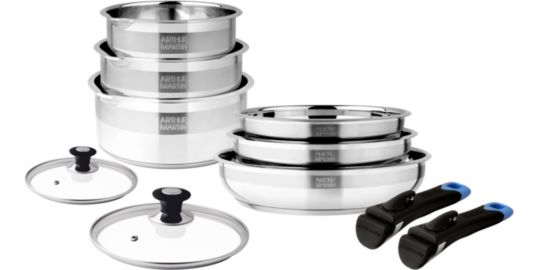 Batterie de cuisine ARTHUR MARTIN 10 pièces AM2216