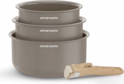 Casserole ARTHUR MARTIN Set de 3 casseroles 16-18-20 cm poignée