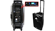 Pack Sono karaoké professionnel Pronomic PM83U Mixer avec USB/SD/MP3/BT 8  canaux, Enceintes 2x600W - 4 micros, Bar, Concert