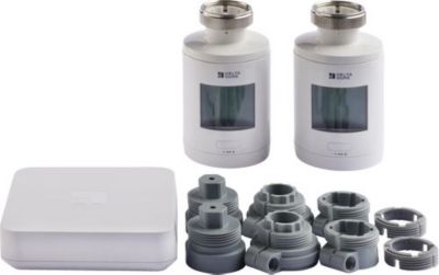 Tête thermostatique connectée DELTA DORE Pack TRV 1.0 connecté  2 têtes