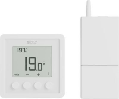 Tête thermostatique connectée DELTA DORE Thermostat sans-fil pour systèmes