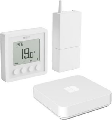 Tête thermostatique connectée DELTA DORE Thermostat connecté sans fil hydraulique