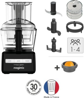 Robot multifonction MAGIMIX CS 3200XL NOIR + Presse Agrume