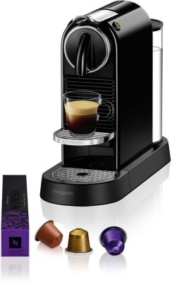 Nespresso INISSIA Noir Machine À Cafe Capsule 19 Bar Haute Pression  Cafétière CREMA Plus à prix pas cher