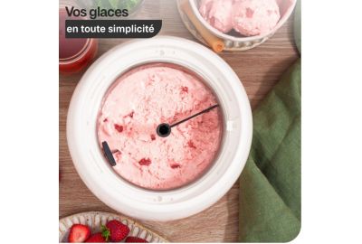 Sorbetière MAGIMIX GLACIER 1.5L BLANC 11667