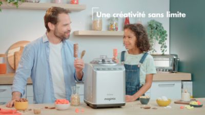 Voir la vidéo pour Turbine à glace MAGIMIX 11680 GELATO EXPERT
