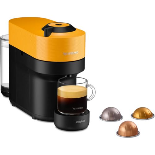 Machine à thé et à café glacés électrique jaune