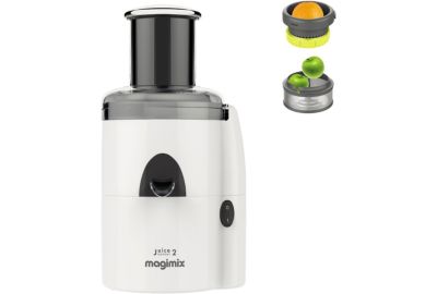 Juice Expert 2 Magimix blanc : Extracteur De Jus, Presse Agrume 2 En 1