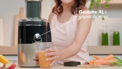 Voir la vidéo pour Extracteur de jus MAGIMIX 18081F Juice Expert 3 Noir