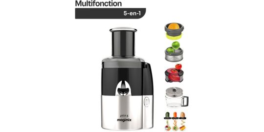 extracteur jus MAGIMIX 18093F JUICE EXPERT 5 CHROME/NOIR