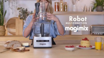 Voir la vidéo pour Robot multifonction MAGIMIX CS 5200 XL Blanc 18590F