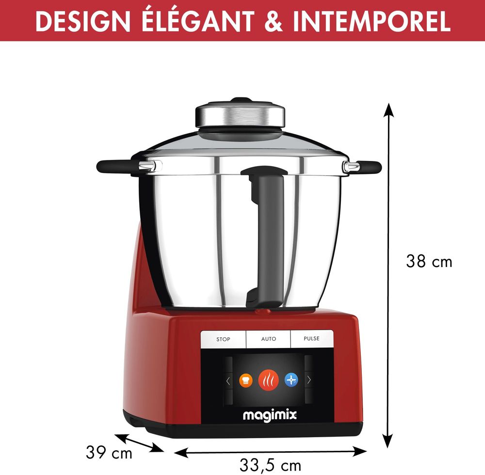 Magimix - Robot Cuiseur Cook Expert Chrome Mat 18900 - Les Secrets du Chef