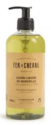 Savon liquide Fer À Cheval Marseille à l'huile d'olive pompe 500ml