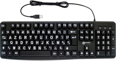 Clavier filaire CHERRY KC 6000 SLIM extra-plat - Argent - Claviers