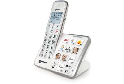 Téléphone sans fil GEEMARC Amplidect 295 Photo Blanc