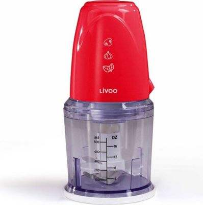 Hachoir LIVOO Hachoir électrique multifonction Rouge L