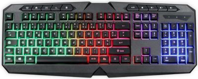 Clavier gamer LIVOO TEA283 - AZERTY - Rétro-éclairage RGB