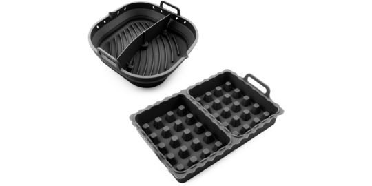 moule LIVOO a gaufres en siliconne x2