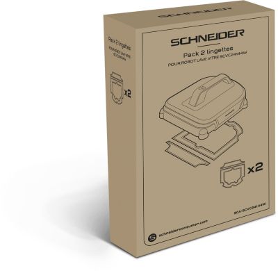 Lingettes et serpillères SCHNEIDER X2 robot lave-vitre Lingettes et serpillères SCHNEIDER X2 robot lave-vitre