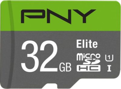 Carte Micro SD PNY Carte microSDHC 32 Go avec adaptateur SD