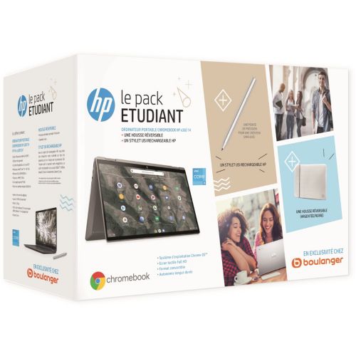 Chromebook Hp Pack Etudiant 14c-ca0012nf