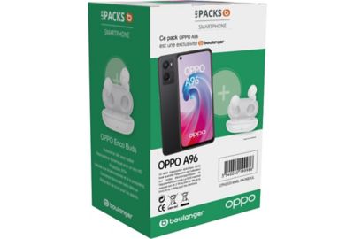 Smartphone OPPO A96 Noir + Enco Bud