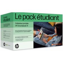 Chromebook HP Pack Chromebook 14b-nb0044nf+housse+Nest