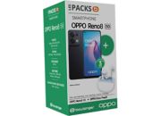 Smartphone OPPO Pack Reno8 Noir 5G + Enco Free 2i Blanc