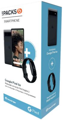 Smartphone GOOGLE Pack Pixel 6a + Fitbit Inspire 2 Reconditionné